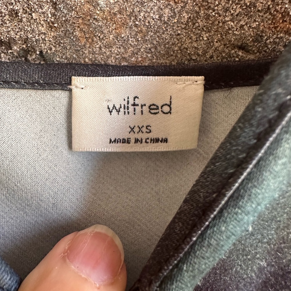 Aritzia Wilfred Tie-Dye Midi Slip Dress | Size XXS - Picture 4 of 8